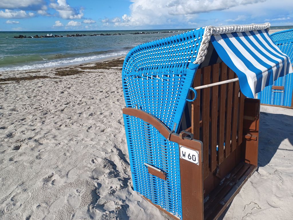 Oewern Dieck 60- Strandkorb direkt am Strand