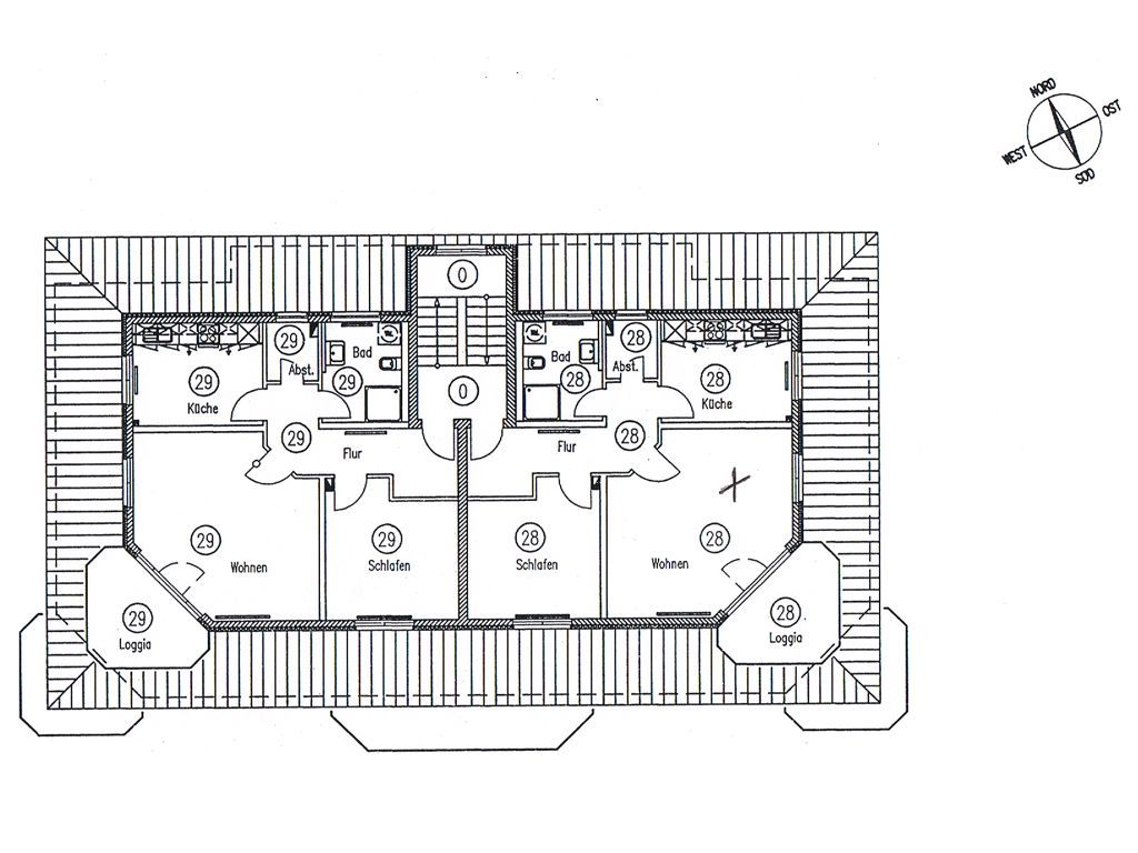 Waterkant 28, Wattläufer - Grundriss