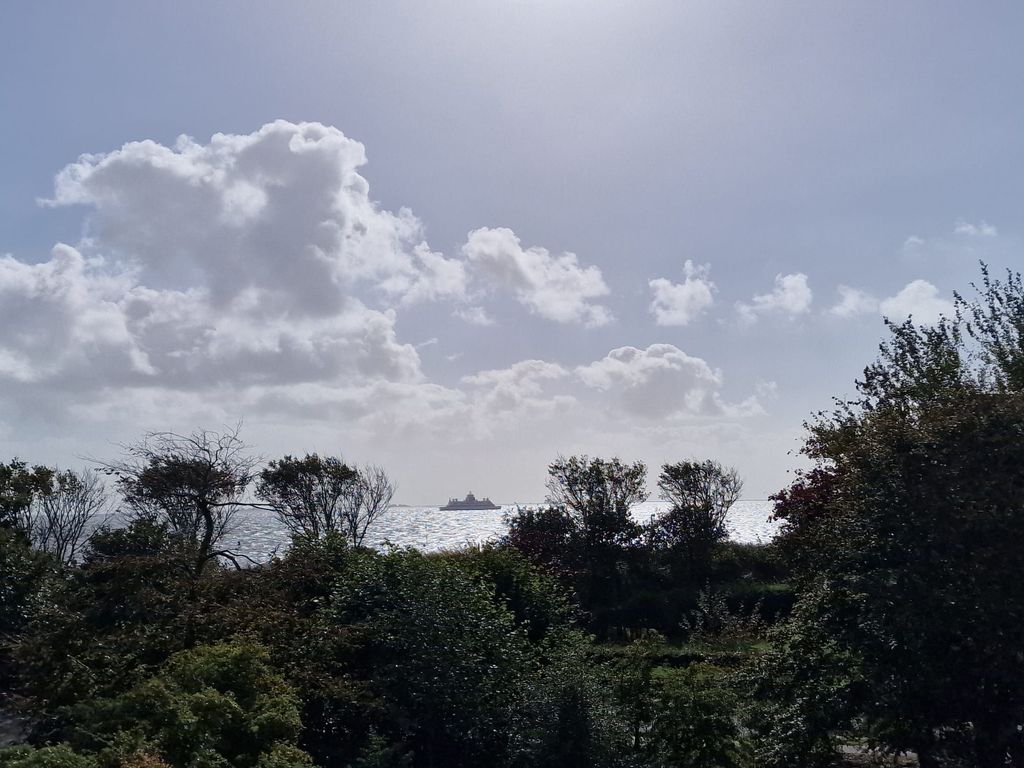 Blick vom Balkon