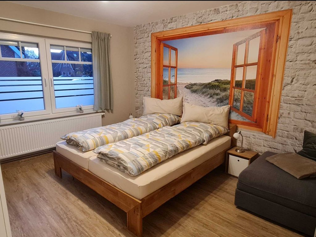 Schlafzimmer mit Doppelbett