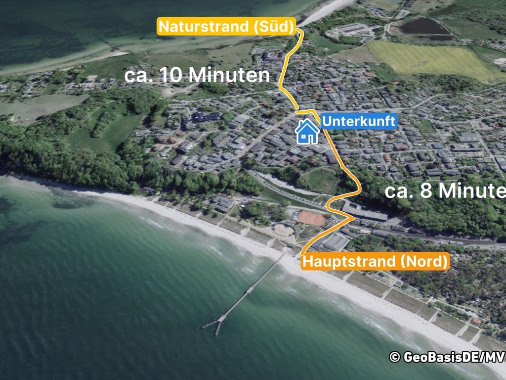 Ostseebad Göhren Apartment mit Südterrasse