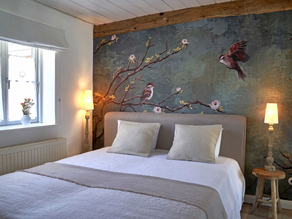 Schlafzimmer 2 mit Bett 160x200 im Erdgeschoss