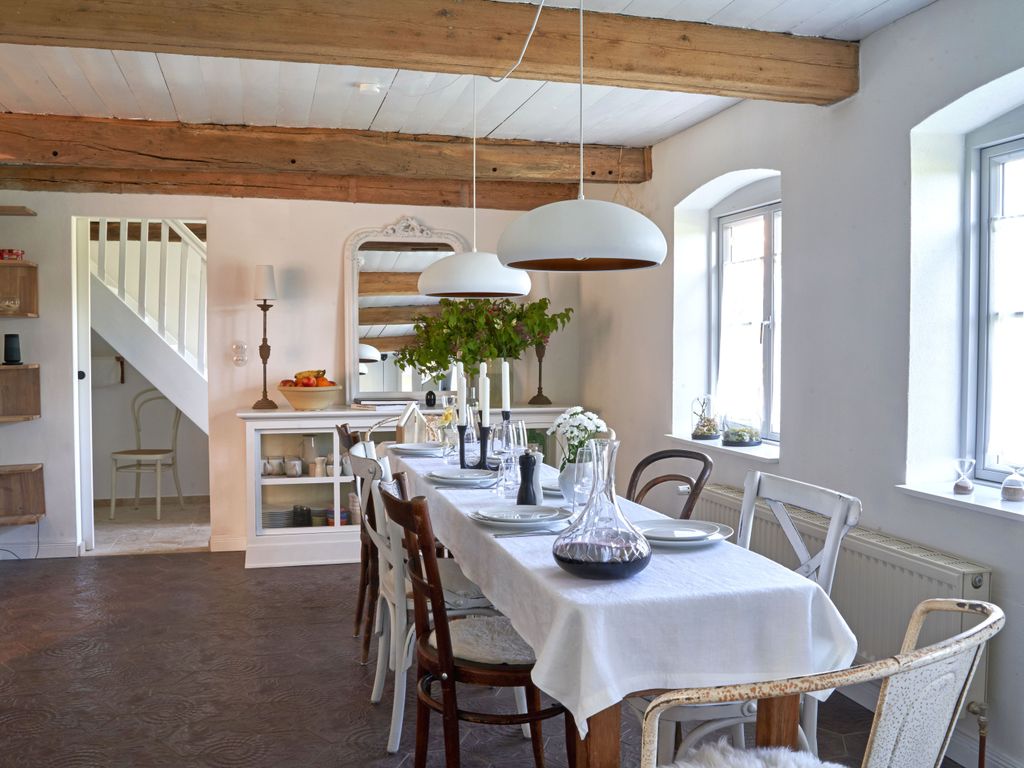 Schöne lange Tafel