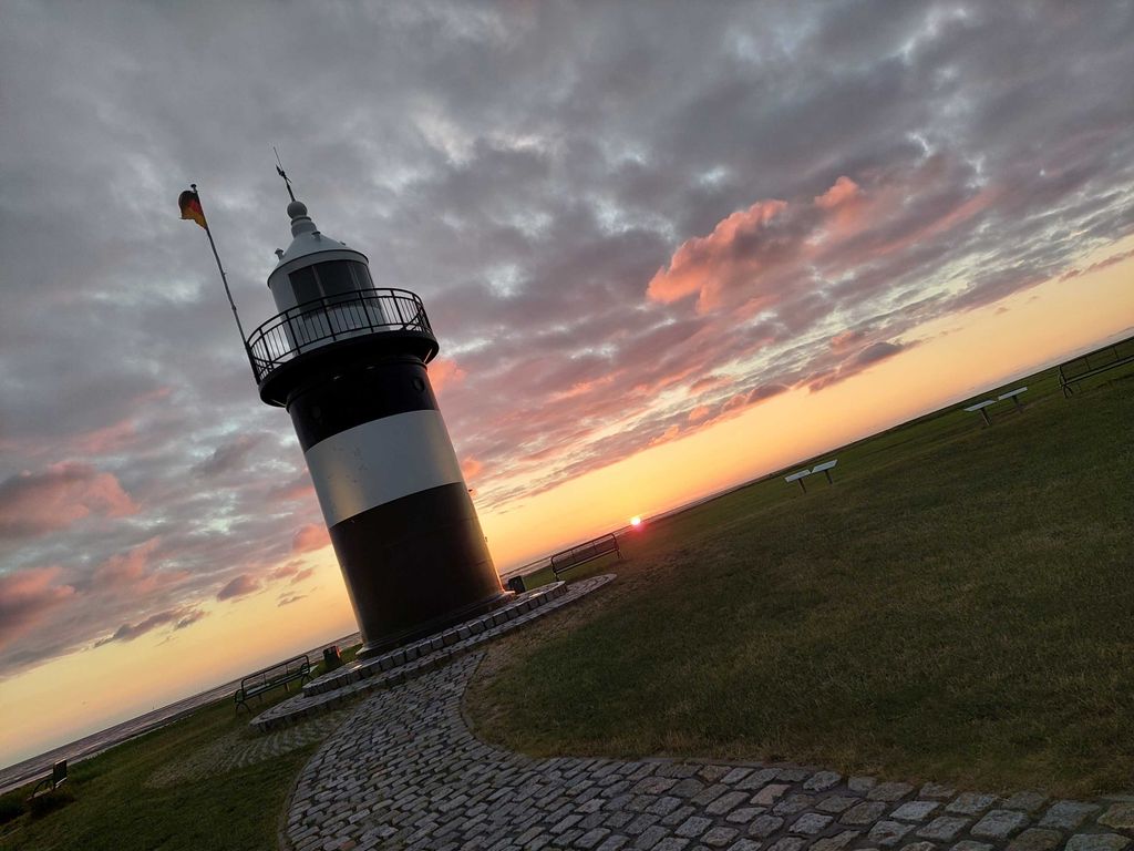 Unser kleiner Leuchtturm am Kutterhafen