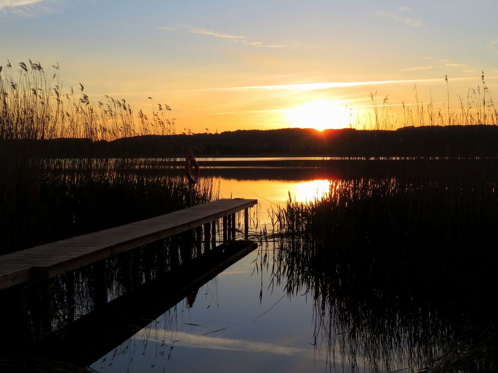 Sonnenuntergang am Steg