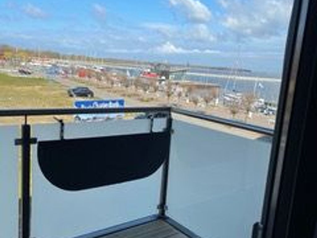 Ausblick Wohnung 1 zum Hafen