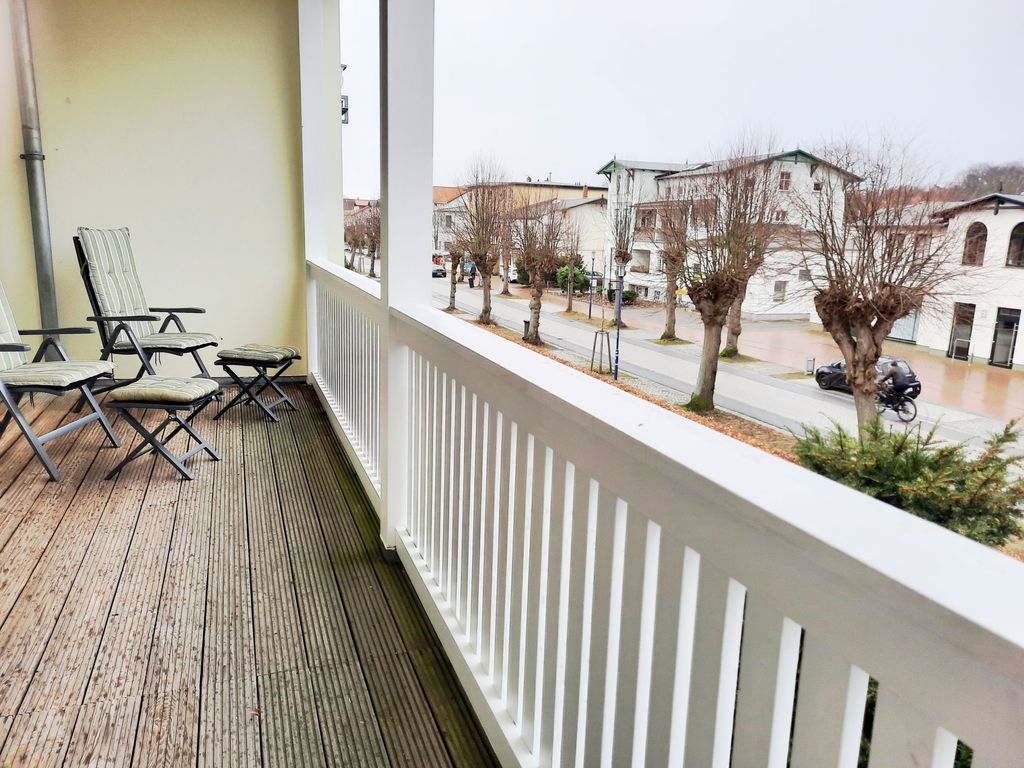 Blick vom Balkon
