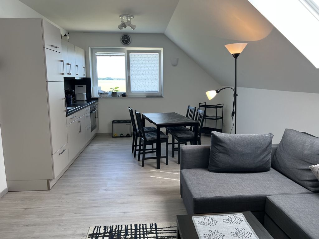 Kombi. Wohn-Esszimmer mit Küchenzeile