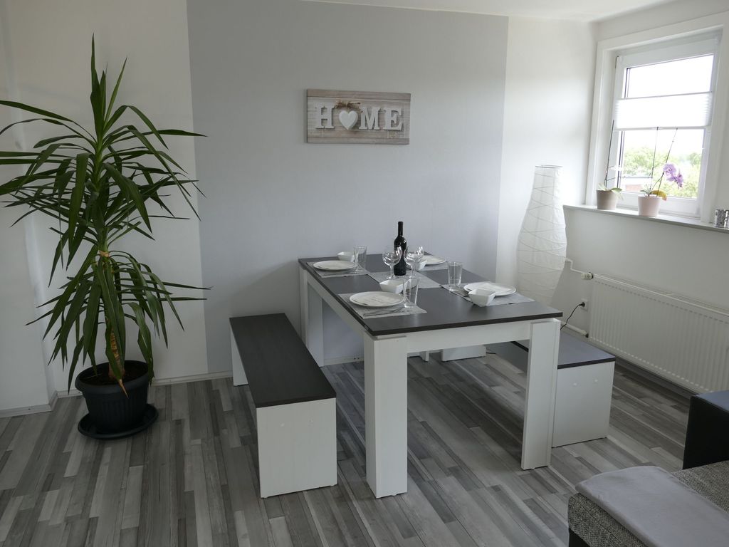 Essbereich im Wohnzimmer