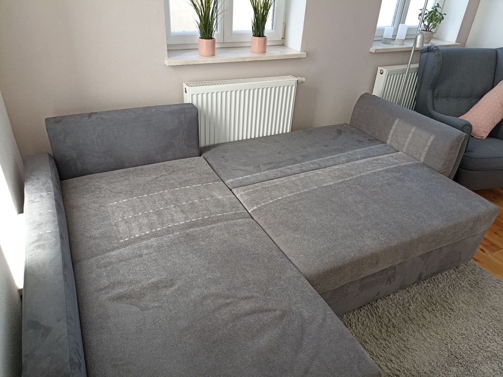 Schlafcouch im Wohnzimmer