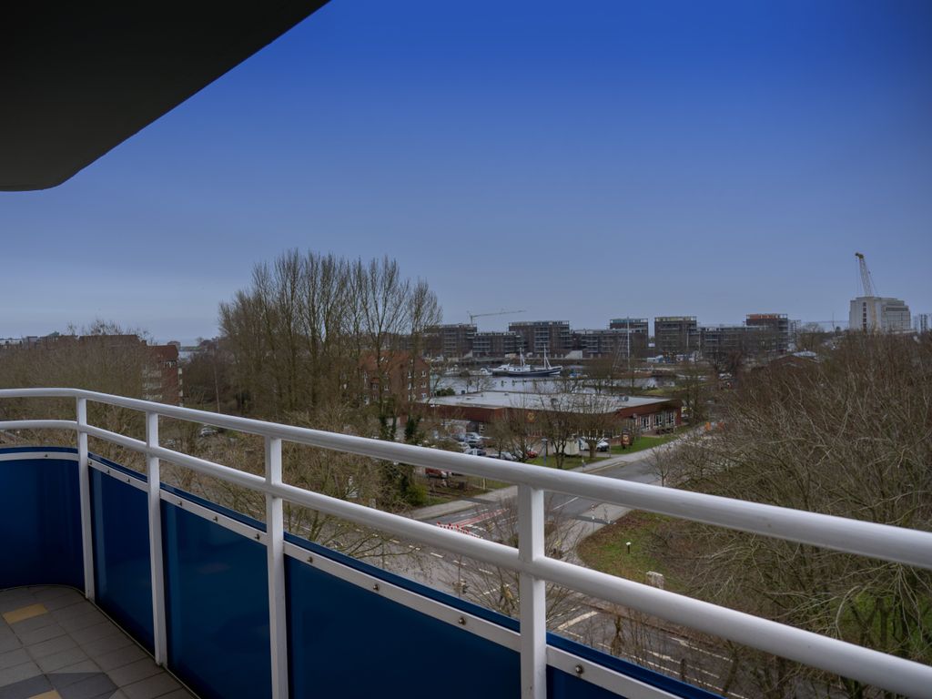 Ausblick Balkon Winter