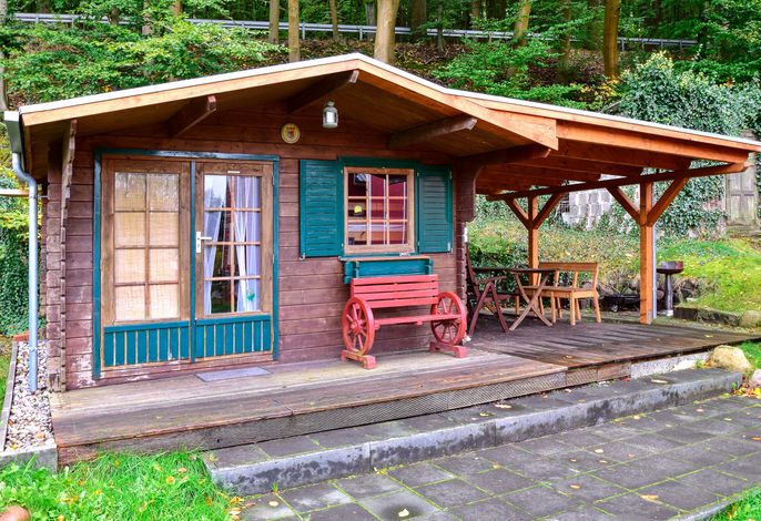 Ferienholzhaus Strandbude mit Terrasse
