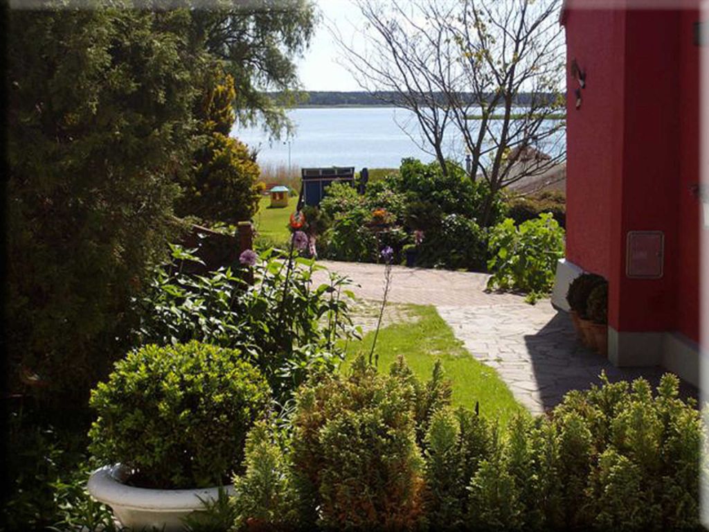 Blick aus der Ferienwohnung Schwanenblick