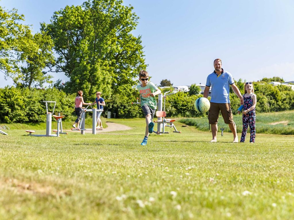 Sportplatz auf dem Campingplatz