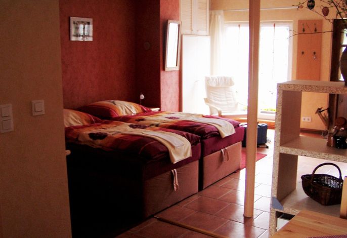Ferienwohnung Frieda EG, komb. Wohn-/Schlafr./Küchenz., DU/WC
