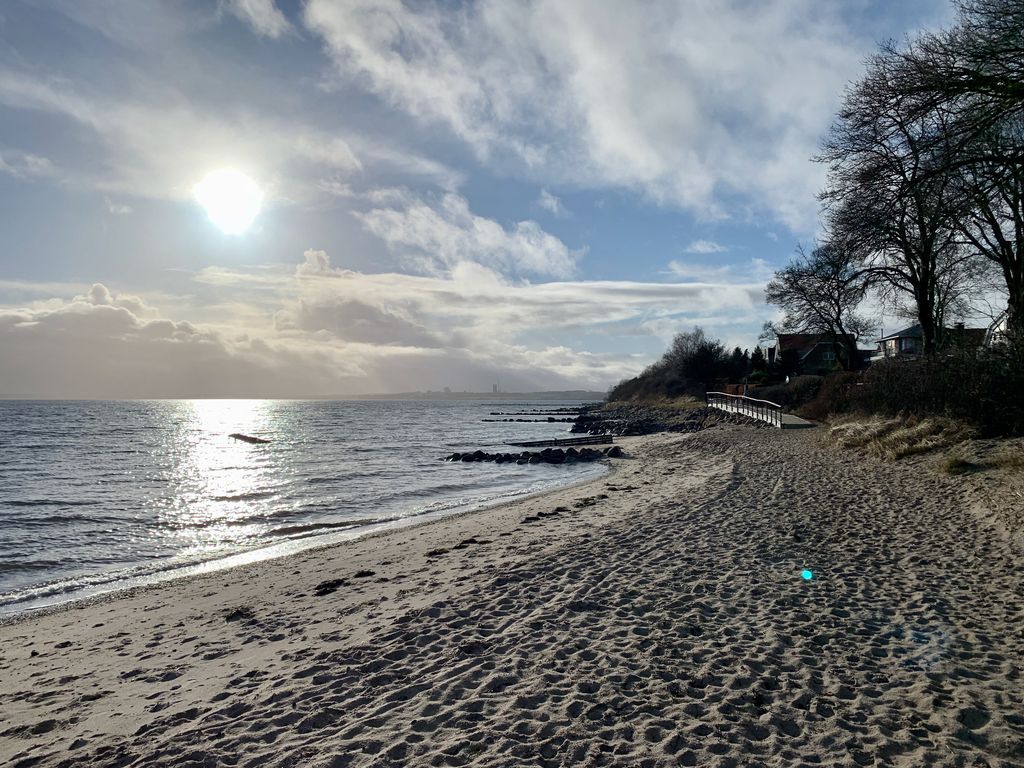 Strand Richtung Steilküste