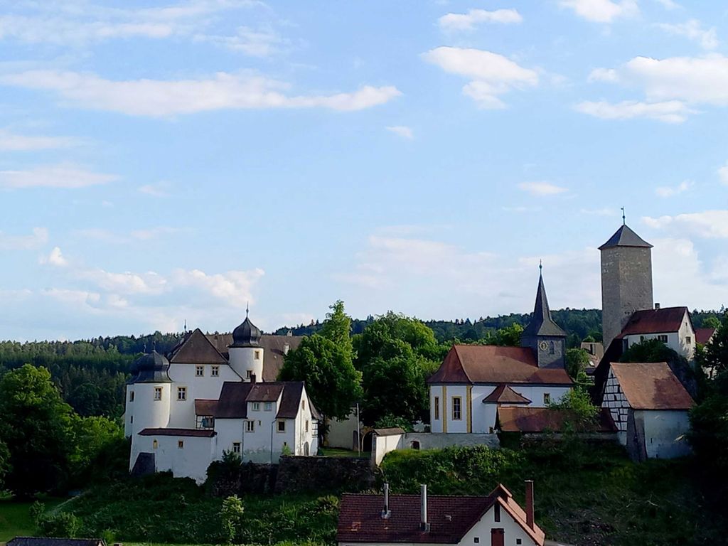 Ausblick vom Balkon aus