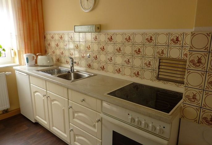 Ferienwohnung, Wohnr., Schlafr., Küche, DU/WC
