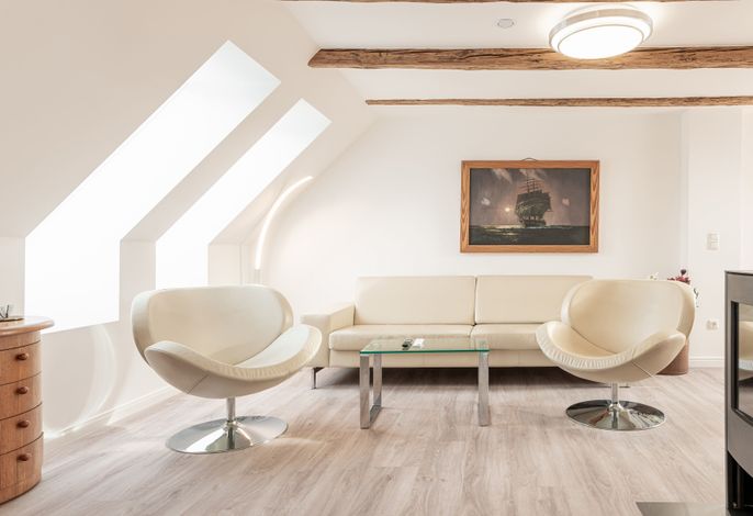 Fewo Himmel mit Terrasse, Kamin und 2 Schlafzimmer