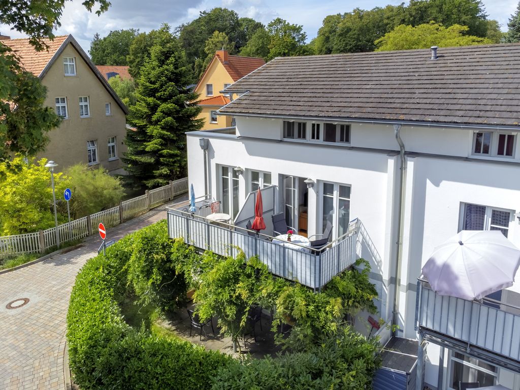 Blick auf den Sonnenbalkon der Wohnung.