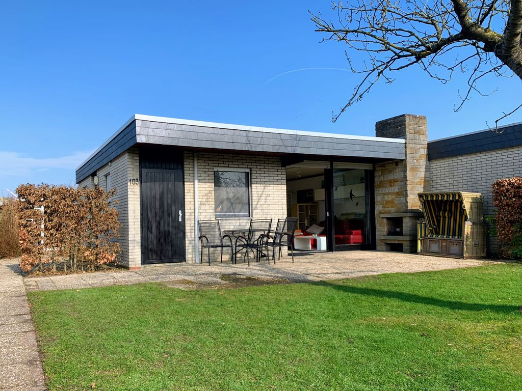 Das Komfort-Ferienhaus Aida in Tossens, an der Deutschen Nordseeküste.