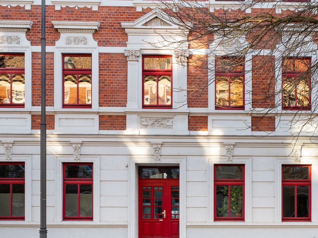 Hauseingang Karlstraße, Ferienwohnung erstes Obergeschoss