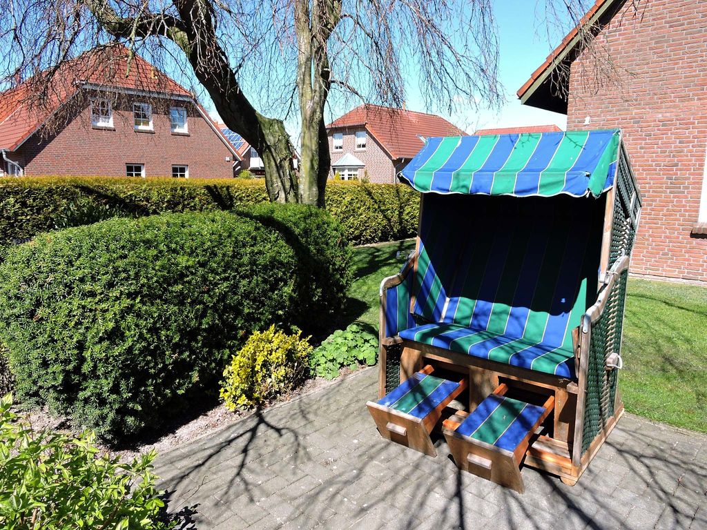 Strandkorb im Garten
