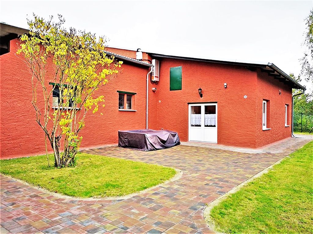 Blick zur Ferienwohnung