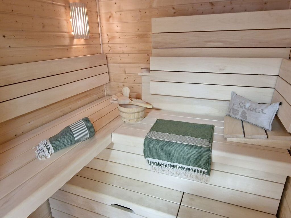 Barrierefreie Sauna