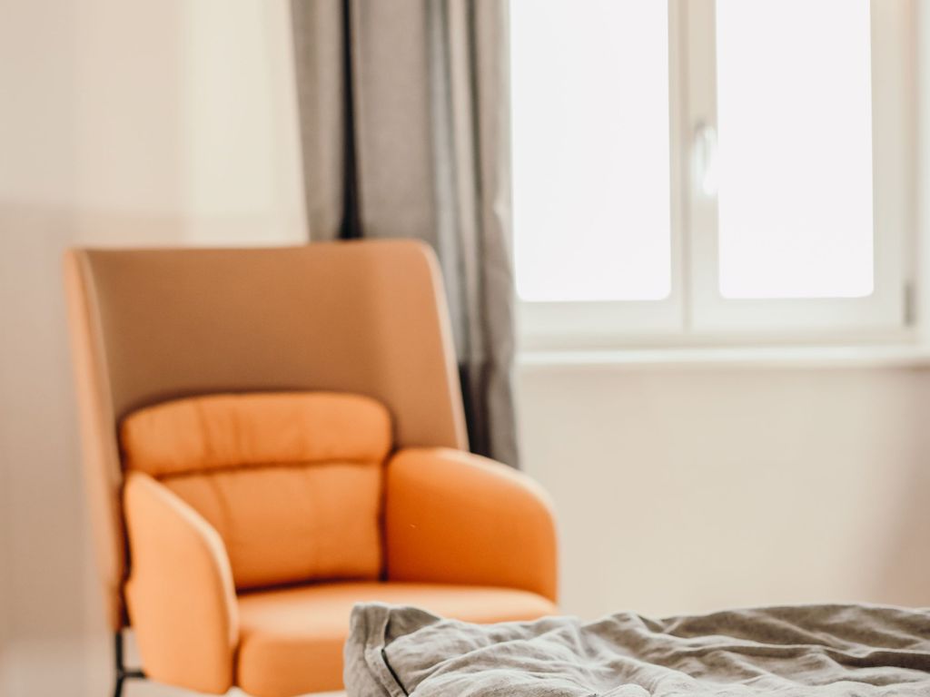 Sitzgelegenheit im Schlafzimmer