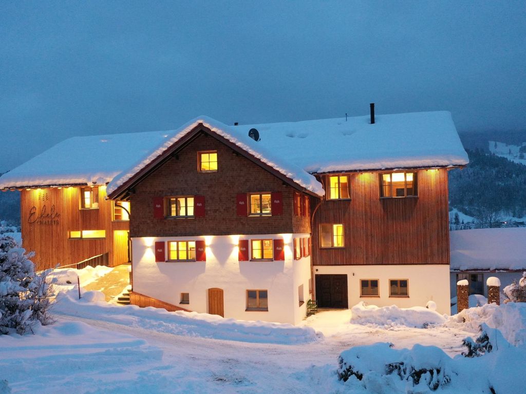 Eibele Chalets im Winter