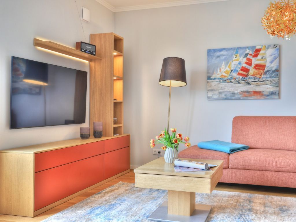 Weiße Villen Whg. 29 Penthouse - Blick auf den gemütlichen Wohnbereich