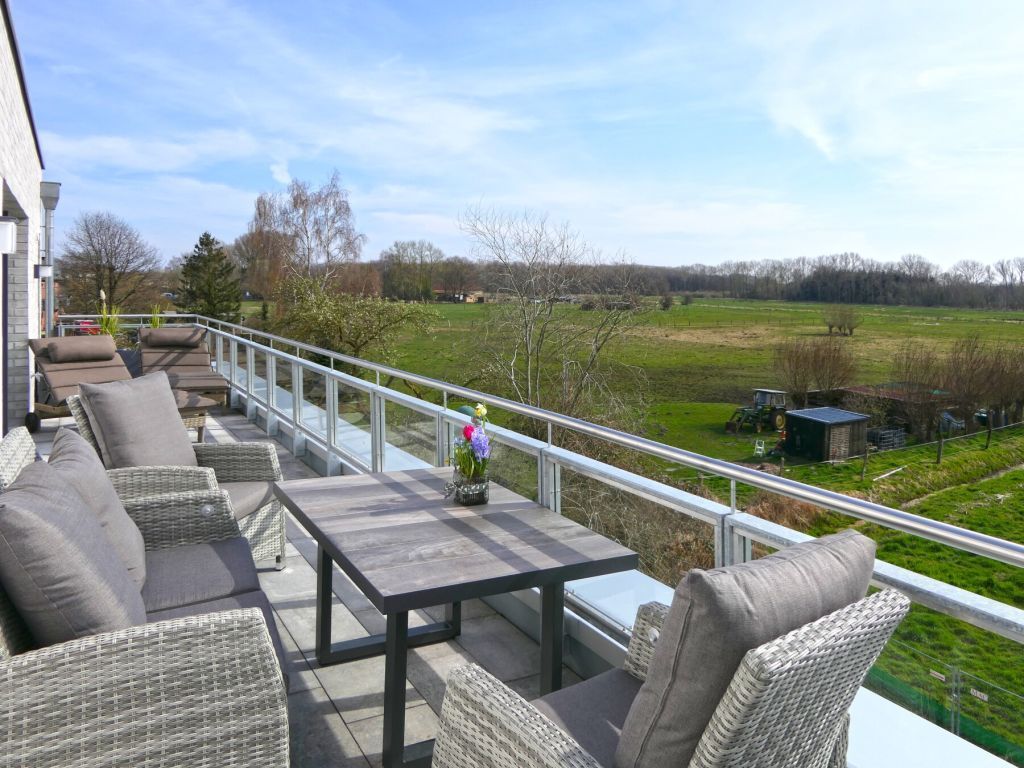 Weiße Villen Whg. 29 - Blick auf die unglaubliche Dachterrasse