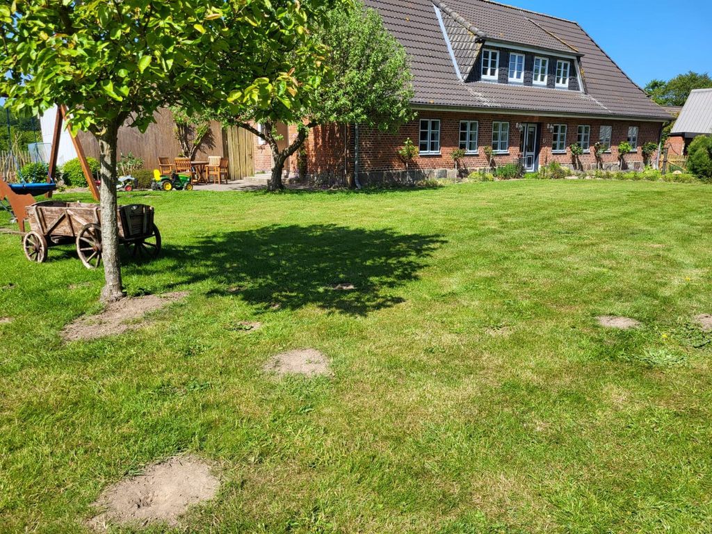 Die Ferienwohnung Eselglück befindet sich im linken Teil des Hauses
