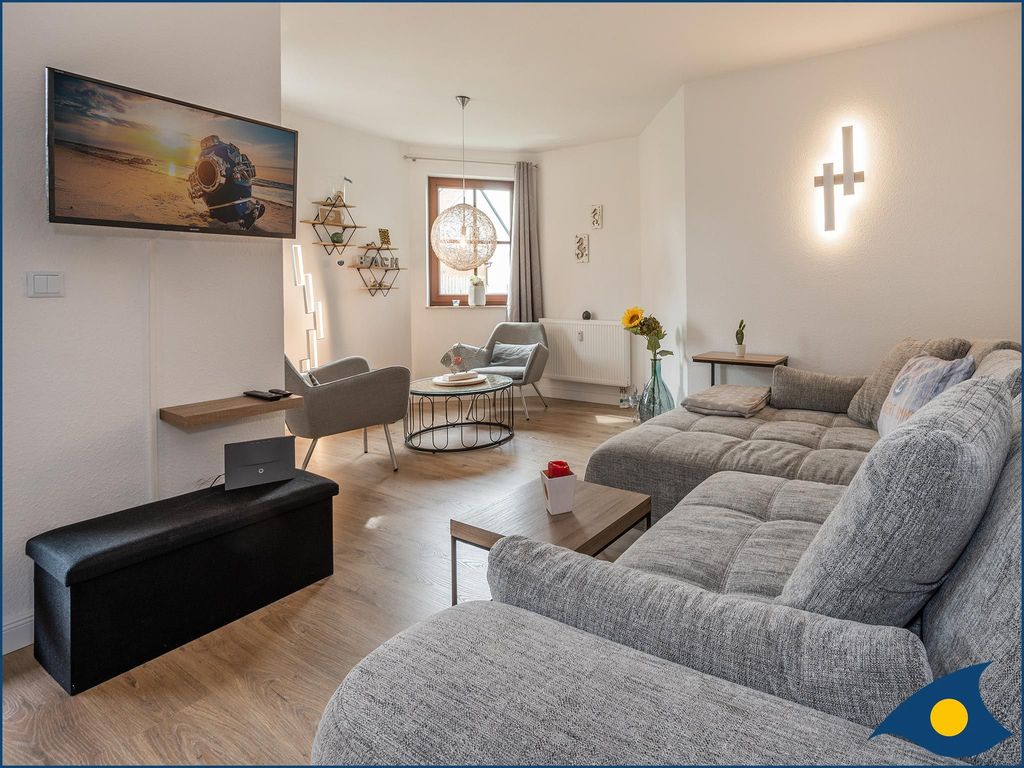 gemütliches Wohnzimmer mit Sitzecke