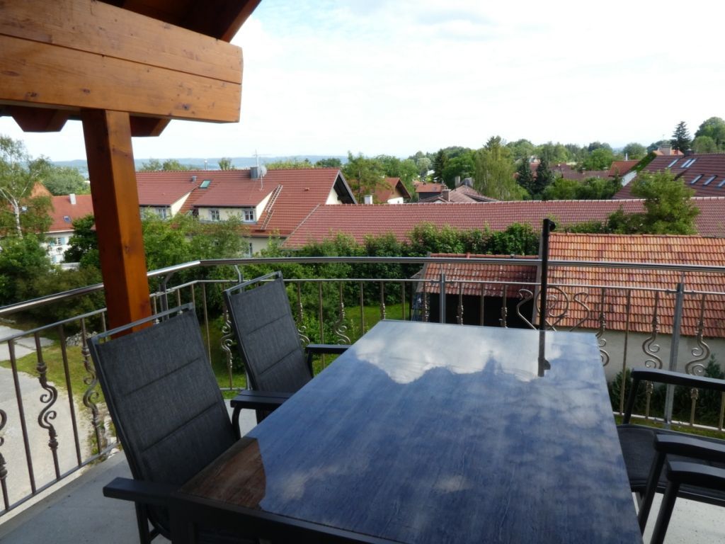 Balkon Aussicht Dachgeschoss-Whg.