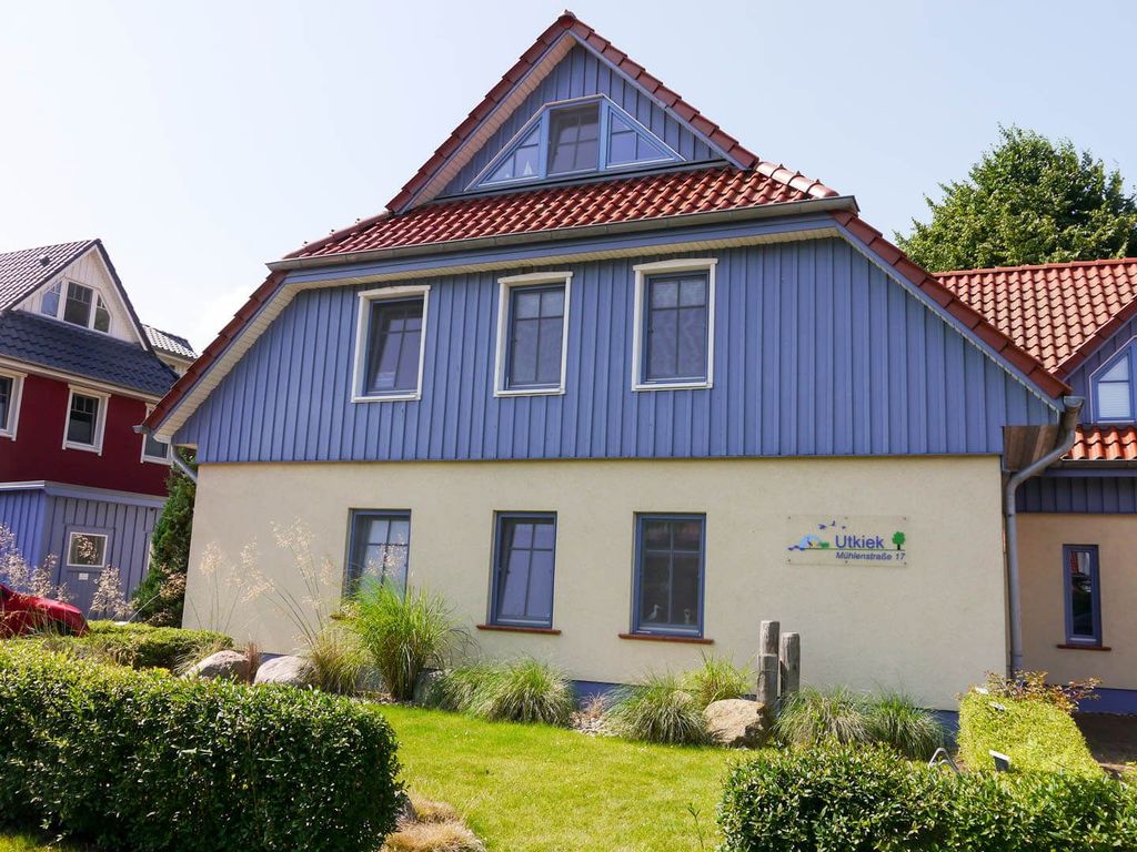 Aussenansicht der Unterkunft am Barther Bodden