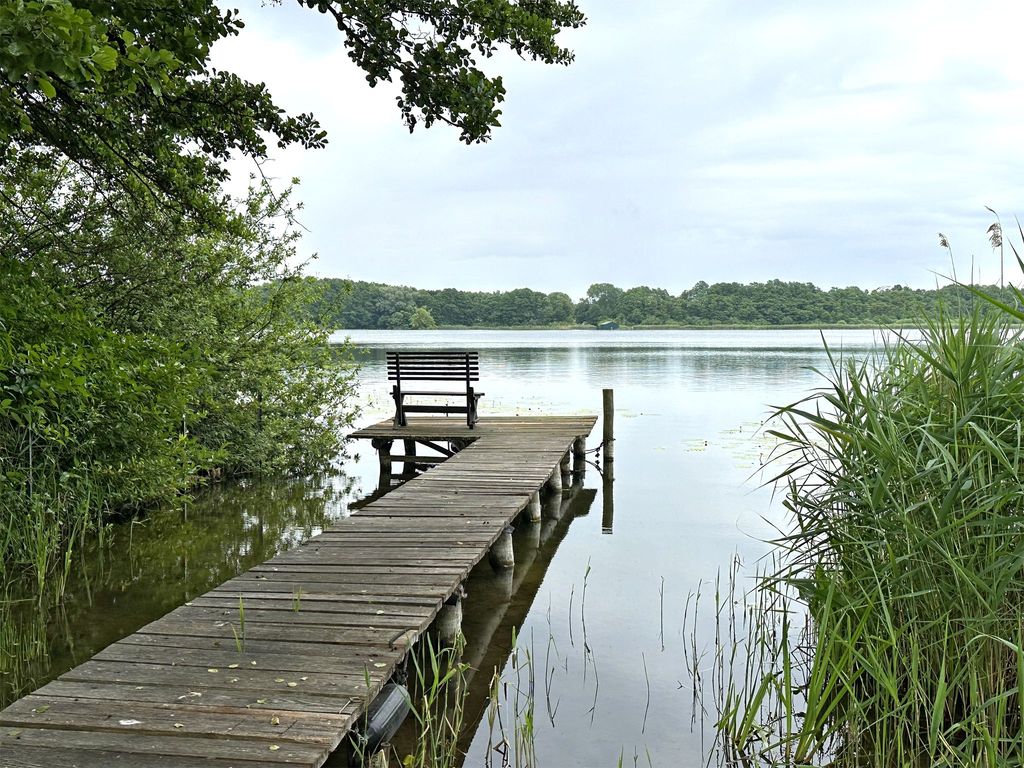 Privater Bootssteg am Jabeler See