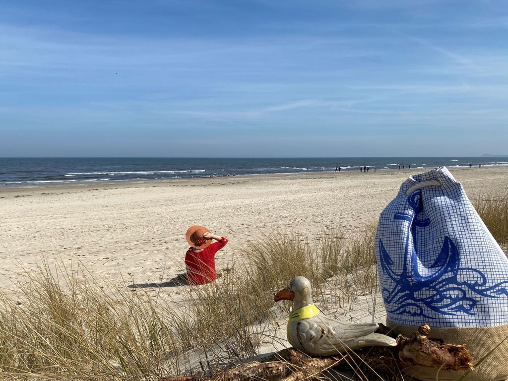 Am Strand von Usedom