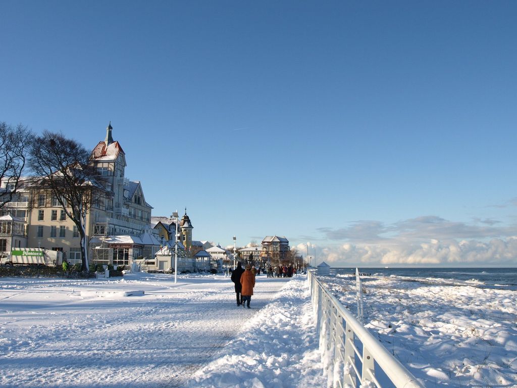 Das Haus Meeresblick im Winter
