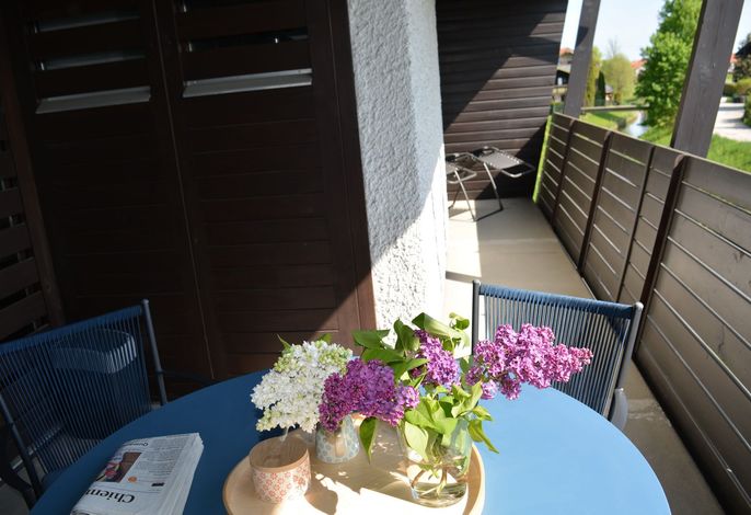Ferienwohnung Bachlauf - Erholsamer Urlaub am Chiemsee mit Balkon & Hallenbad zur Nutzung