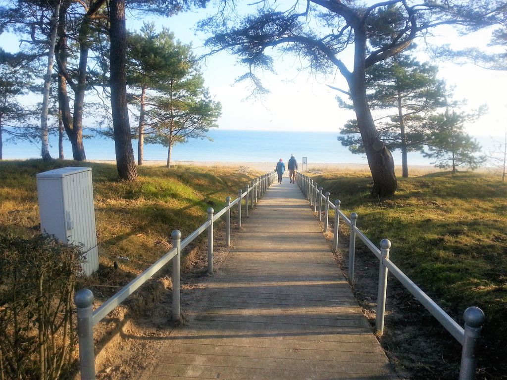 Villa Strandidyll Binz: Dünenübergang mit Blick auf die Ostsee