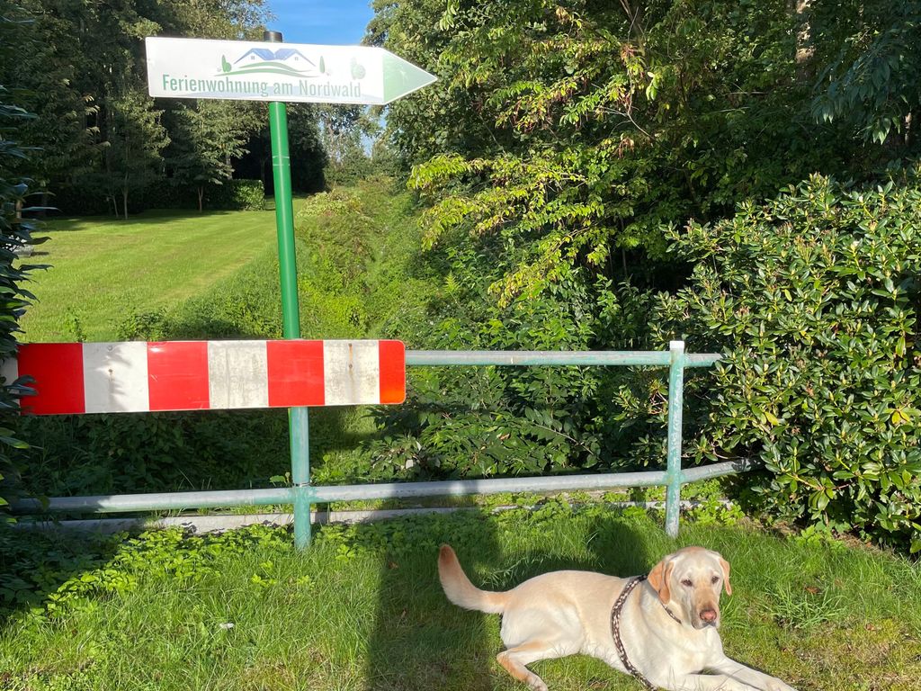 Wegweiser zur Ferienwohnung