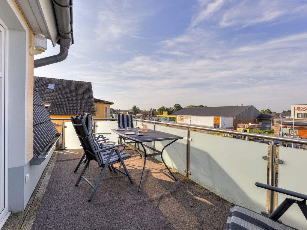 Blick vom Balkon