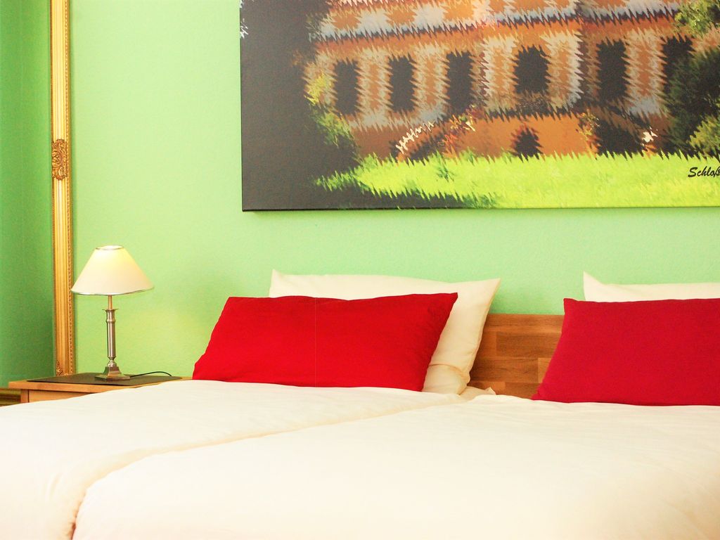 Schlafzimmer in der Ferienwohnung Erholung Pur.