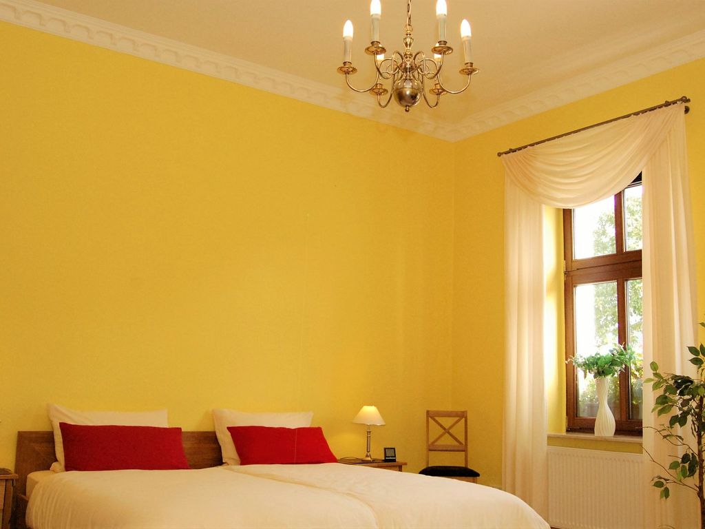 Schlafzimmer in der Ferienwohnung Erholung Pur.