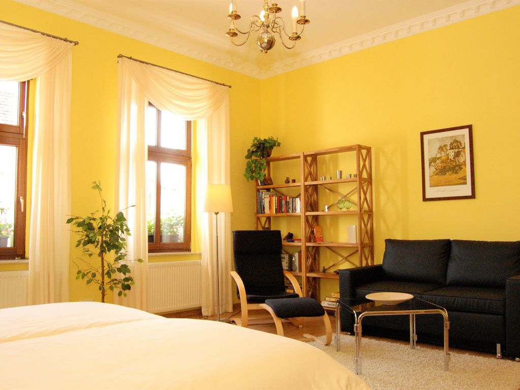 Schlafzimmer in der Ferienwohnung Erholung Pur.