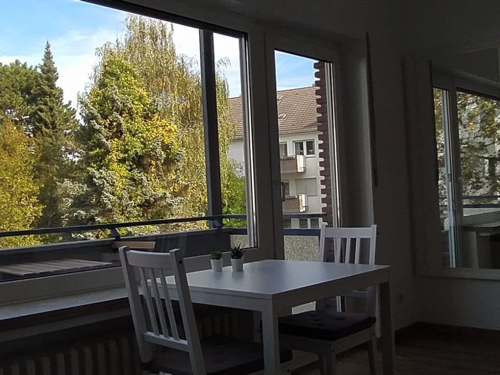 Sicht auf Balkon