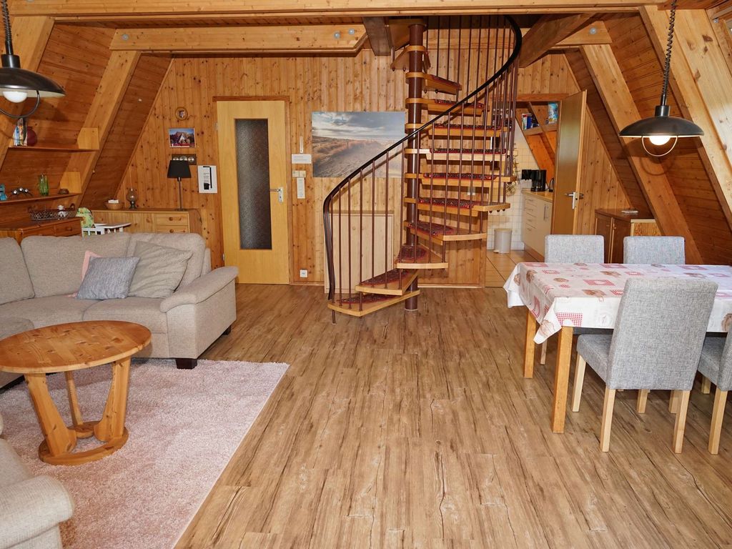 Treppe zur oberen Etage
