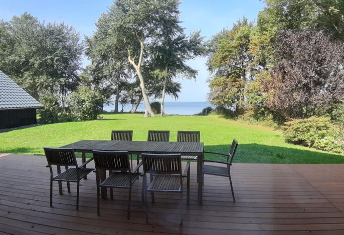 FH Boddenstrand- direkt am Bodden, Sauna, Garten!